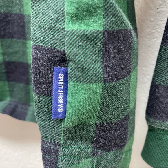 DISNEYLAND PARKS Dark Green Candy Cane Plaid Holiday  Christmas Spirit Jersey!❄️ - Picture 5 of 8